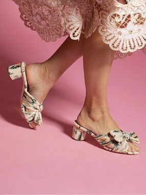Loeffler Randall Emilia Pleated Knot Mule